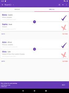 baby name playoffs screenshot 13