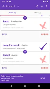 baby name playoffs screenshot 4