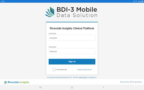 BDI-3 Mobile Data Solution screenshot 0