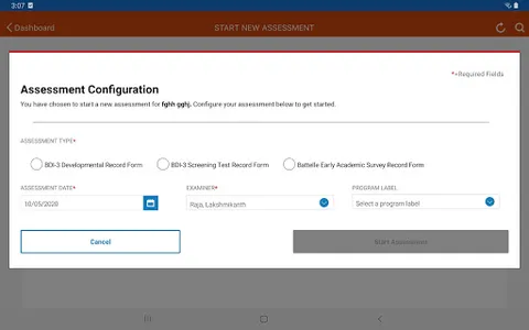 BDI-3 Mobile Data Solution screenshot 3