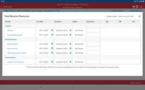 BDI-3 Mobile Data Solution screenshot 4