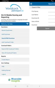 WJ IV Score & Report screenshot 2