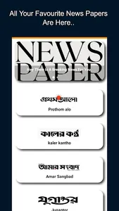 Bangladesh Today - News Papers screenshot 0