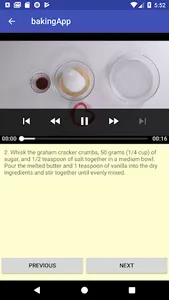 bakingApp screenshot 2