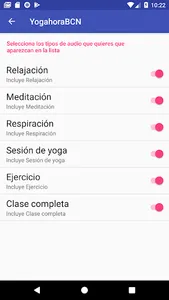 YogahoraBCN screenshot 3
