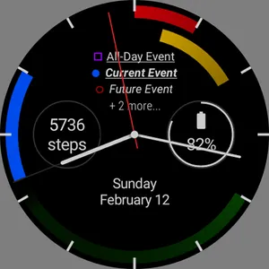 First - a Calendar Watchface screenshot 1