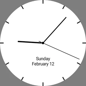 First - a Calendar Watchface screenshot 6