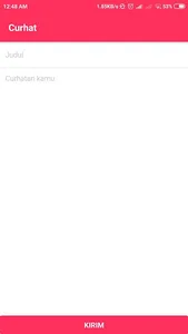 Curhat anonymous screenshot 0