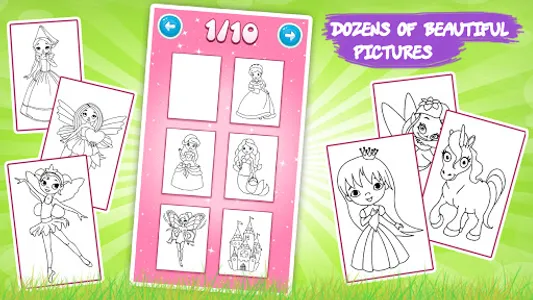 Princess Coloring - Kids Fun screenshot 10