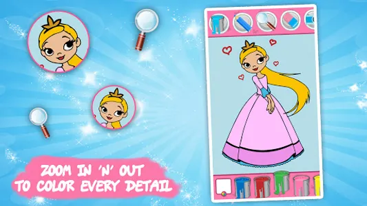 Princess Coloring - Kids Fun screenshot 11