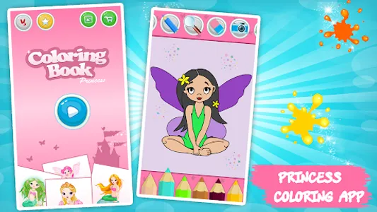 Princess Coloring - Kids Fun screenshot 13