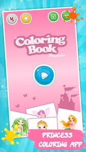 Princess Coloring - Kids Fun screenshot 4