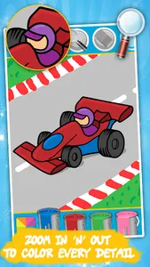 Cars coloring pages for kids screenshot 0