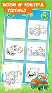 Cars coloring pages for kids screenshot 1