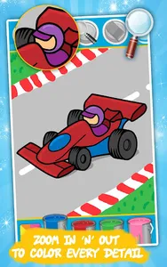 Cars coloring pages for kids screenshot 10