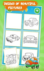 Cars coloring pages for kids screenshot 11