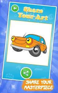 Cars coloring pages for kids screenshot 13