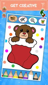 Kids coloring book:  Christmas screenshot 1