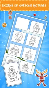 Kids coloring book:  Christmas screenshot 2