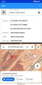 Geo: Convert GPS Coordinates screenshot 2