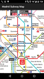 Madrid Metro Map (offline) screenshot 1