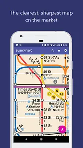 NYC Subway Map (Offline) + Tra screenshot 0