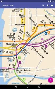 NYC Subway Map (Offline) + Tra screenshot 6