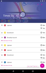 NYC Subway Map (Offline) + Tra screenshot 7