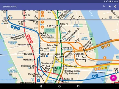 NYC Subway Map (Offline) + Tra screenshot 9