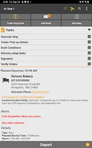 Roadnet Mobile Demo screenshot 2