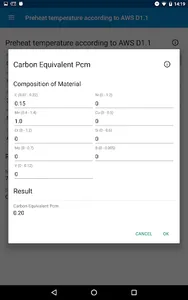 Welding cycle & Preheating screenshot 3