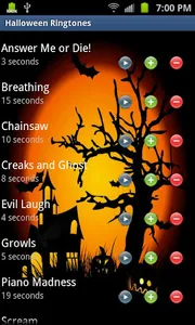 Halloween Ringtones screenshot 0