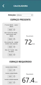 Análise de dentição mista screenshot 3