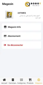 Robot menu - restaurant screenshot 11