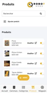 Robot menu - restaurant screenshot 4