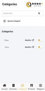 Robot menu - restaurant screenshot 9