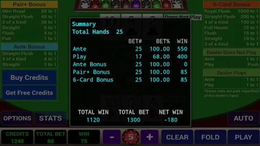 Ace 3-Card Poker screenshot 13