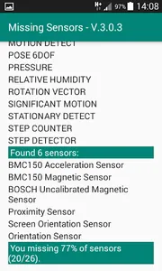 Missing Sensors screenshot 2