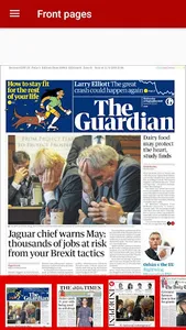 Front pages screenshot 1