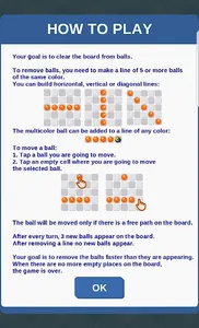 Color Lines: Match Ball Puzzle screenshot 2