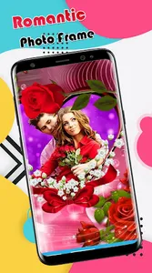 Romantic Love Photo Frame 2020 screenshot 0