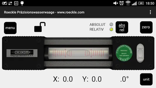 Roeckle spirit level screenshot 3