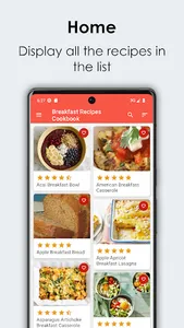 Breakfast Recipes Cookbook screenshot 0