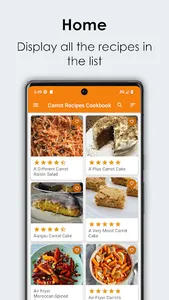 Carrot Recipes Cookbook screenshot 0