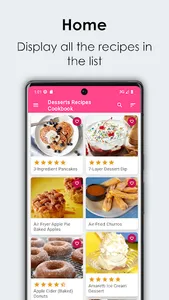 Desserts Recipes Cookbook screenshot 0