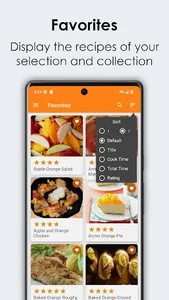 Orange Recipes Cookbook screenshot 1