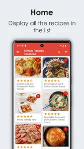 Tomato Recipes Cookbook screenshot 0