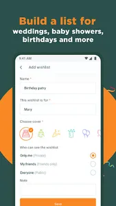 RolBox: Gift Registry & Events screenshot 1