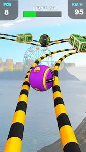 Sky Rolling Ball Go Rush screenshot 14