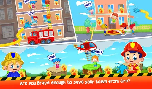 Firefighters Fire Rescue Games screenshot 0